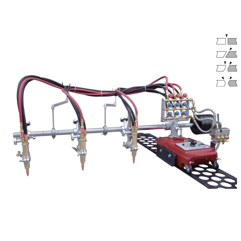Gas Cutting Machine Factory - GCD3-100 Three Torch Strip Metal