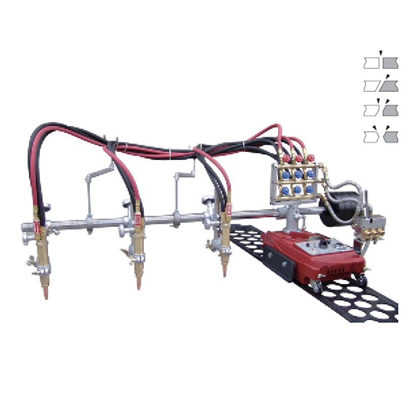 Gas Cutting Machine Factory - GCD3-100 Three Torch Strip Metal