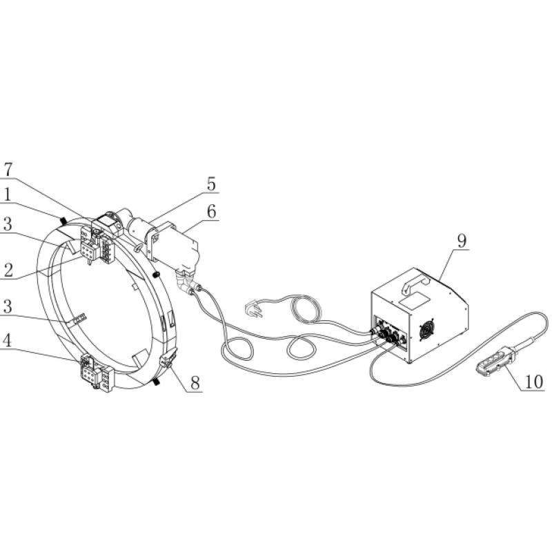 Pipe Beveling Machine Manufacturer - Aotai ISD Model Cold Cut