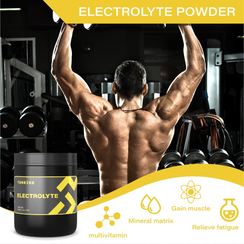 OEM Electrolyte Powder Beverage Energy Drink Workout Supplement Tonbios Rehydration Recovery Electrolyte Drink Powder for Sport