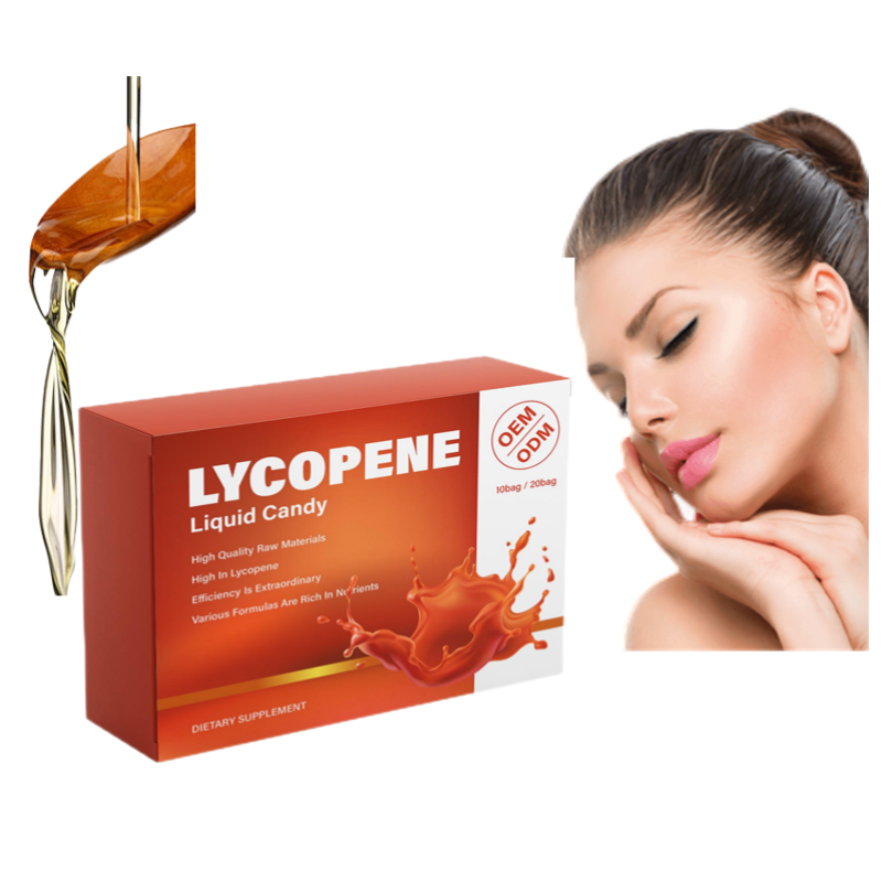 OEM Tonbios Skin Supplement Skin Whitening Anti  Oxidant Lycopene Liquid Gummy Biotin Vitamin C E Liquid Gel