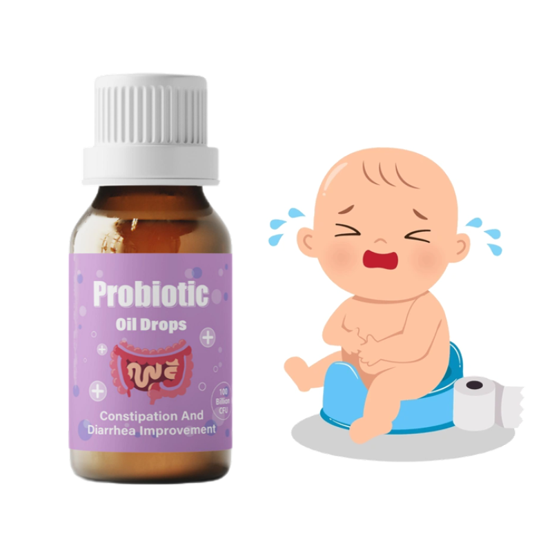 OEM ODM Probiotics Oil Drops for Immune Digestive & Gut Health for Baby Kids Probiotics Supplements