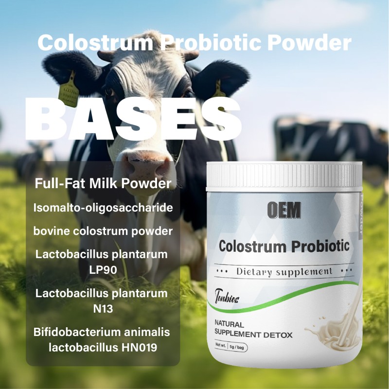 Factory Supplies Pure Natural Grass Fed Bovine Colostrum Powder Gut Health Probiotics Supplement for Immune Support for Kids