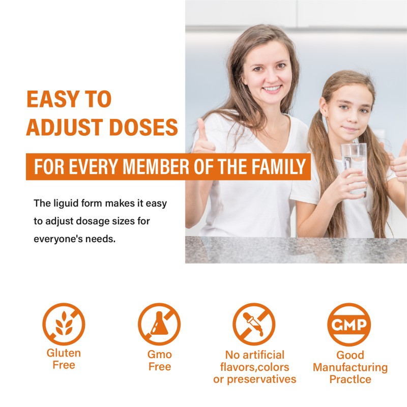 CUSTOM OEM Vitamin D Mushroom Oil Drops Immune Support Energy Supplement for Boost Mood & Metabolism Bones & Muscles Supplement