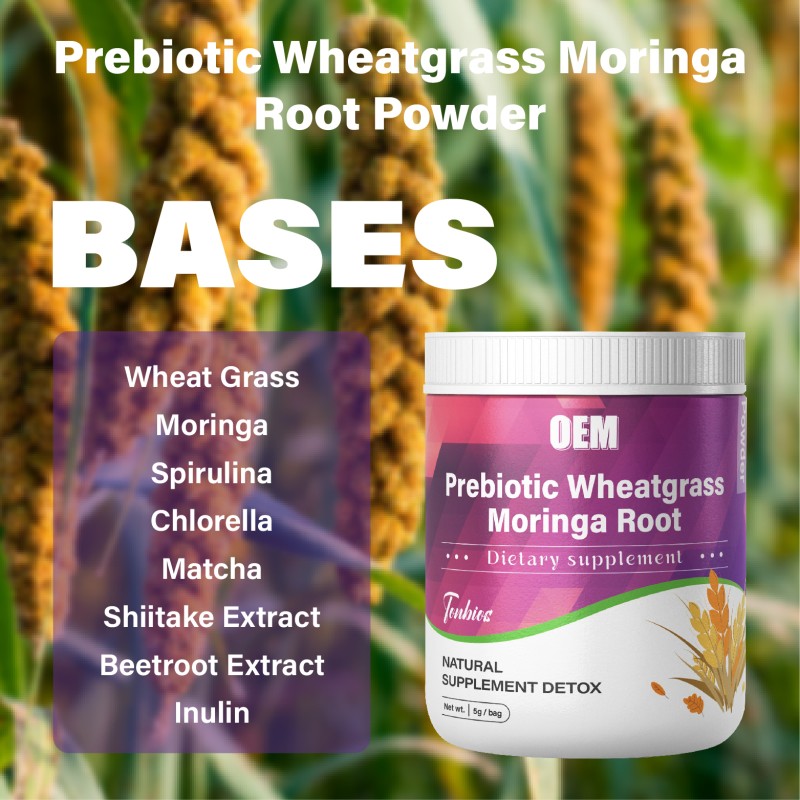 OEM Super Greens Powder Supplement Convenient Daily Nutrition 30 Days Supply Greens Powder Strengthen Digestion Powder