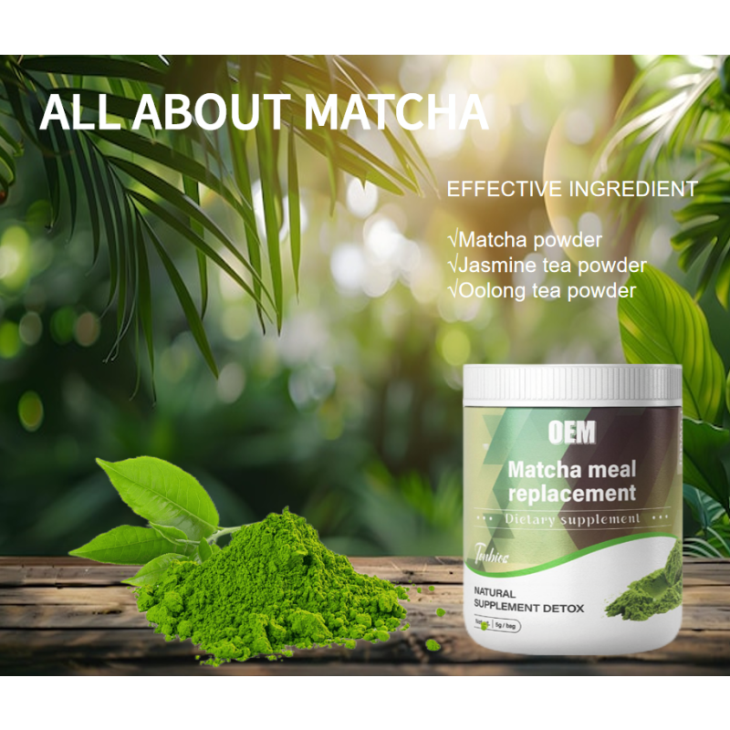 OEM Bulk Sale Matcha  Jasmine Tea  Oolong Tea Meal Replacement Powder Slim up Slimming Meal Replacement Matcha Powder