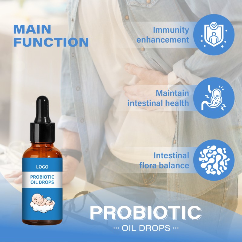 OEM Body Immunity Food Beverage Probiotic Digestive Mix for Digestive Health Additives Baby Probiotics Drops