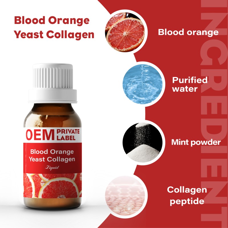 Supplement Beauty Skin Liquid Drop Collagen Pour Peau Et Vitamine c Liquide