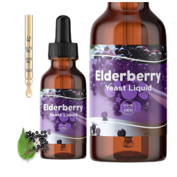 OEM/ODM Elderberry Immune Support Children's Self-protection Support Liquid Drops Health Care Supplement