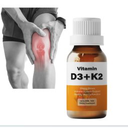 Best Quality OEM ODM Support Vitamin D3+K2 Oil Drops Bone and Immune Health Vitamin Supplement Oil Drops