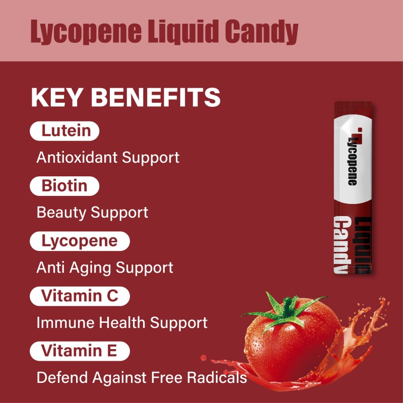 OEM Tonbios Skin Supplement Skin Whitening Anti  Oxidant Lycopene Liquid Gummy Biotin Vitamin C E Liquid Gel