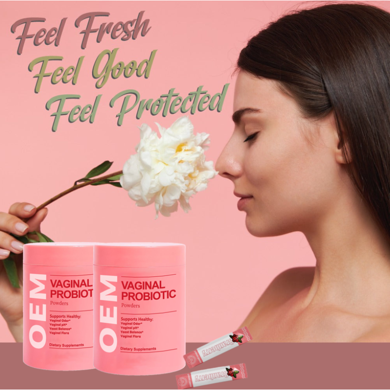 Factory OEM Vaginal Probiotics for Women pH Balance with Prebiotics & Lactobacillus Probiotic Blend - Vaginal Health Supplement
