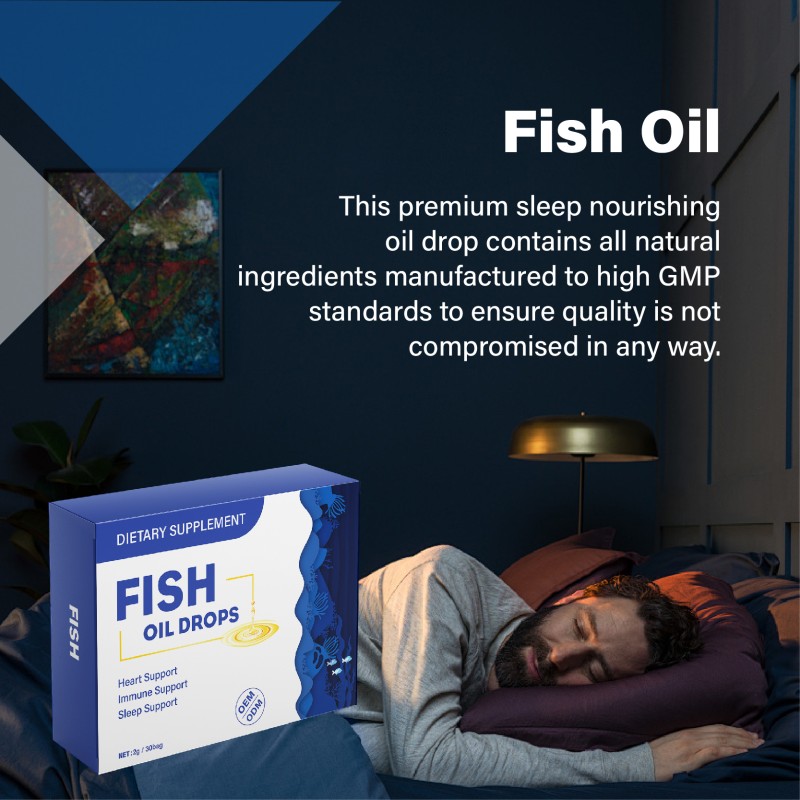 OEM ODM Factory Customized Health Care Products Epa Omega 3 Supply Deep Sea Fish Oil Liquid Drops