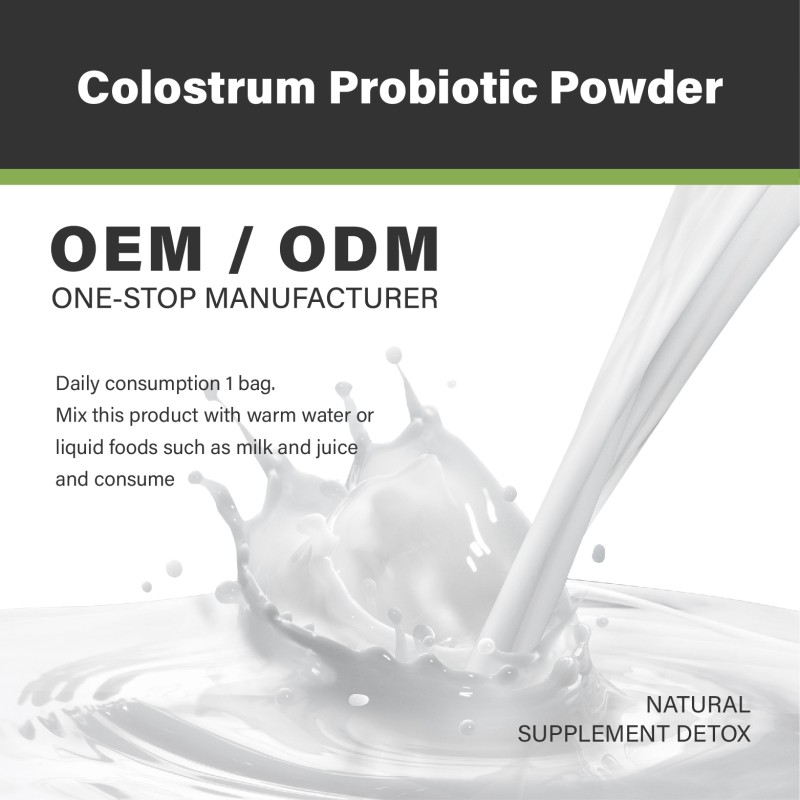 OEM Hot Sale Colostrum Supplement Grass Fed Bovine Powder Immune Colostrum Probiotic Powder