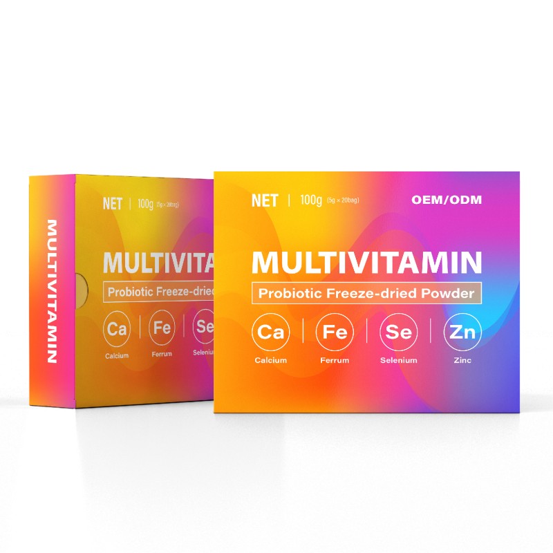 Multivitamin Supplement Private Label Wholesale Calcium Iron Zinc Selenium Ingredients Probiotic Freeze-dried Powder