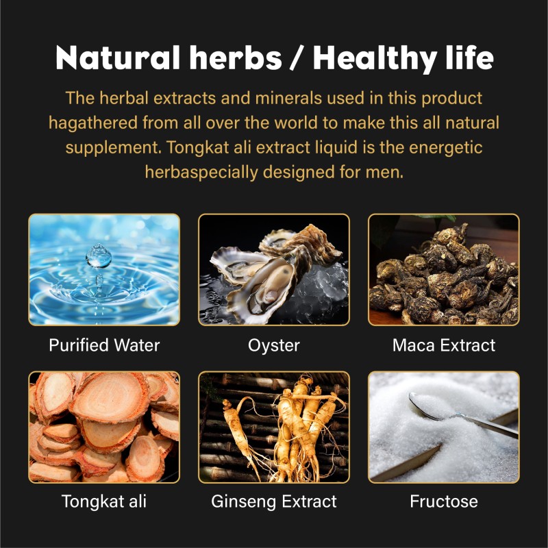 OEM Male Healthcare Oyster Maca Extract Oral Liquid Improve Endurance Anti Tiredness Men Oyster Maca Oral Liquid Drop