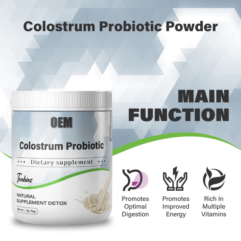 Factory Supplies Pure Natural Grass Fed Bovine Colostrum Powder Gut Health Probiotics Supplement for Immune Support for Kids