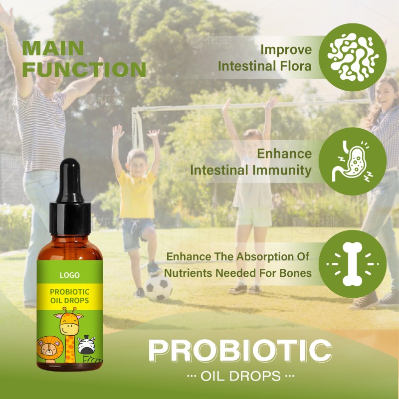 OEM Mixed Probiotics Oil Drops Promote Growth in Children Kids Heightening Immunity Support Probiotic for Baby