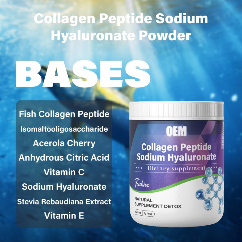 Wholesale Collagen Supplements for Younger Looking Skin Whitening Beauty Collagen Peptide Sodium Hyaluronate Powder