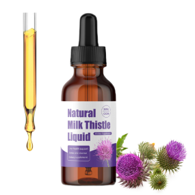 OEM Supplement for Hangover Supplement Liver Tincture Natural Milk Thistle Extract Liquid Drops Alcohol Free Vegetarian