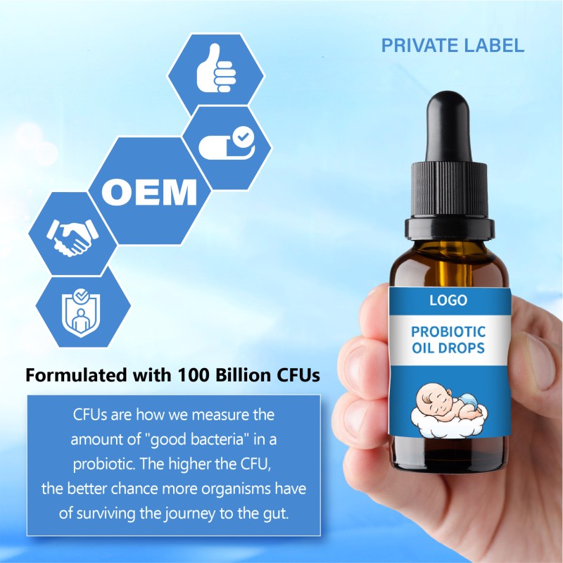 OEM Body Immunity Food Beverage Probiotic Digestive Mix for Digestive Health Additives Baby Probiotics Drops