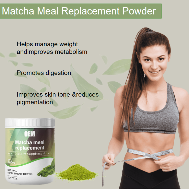 OEM/ODM Private Label Organic Pure Superfood Premium Matcha Meal Replacement Powder Human Growth Healthcare Supplements