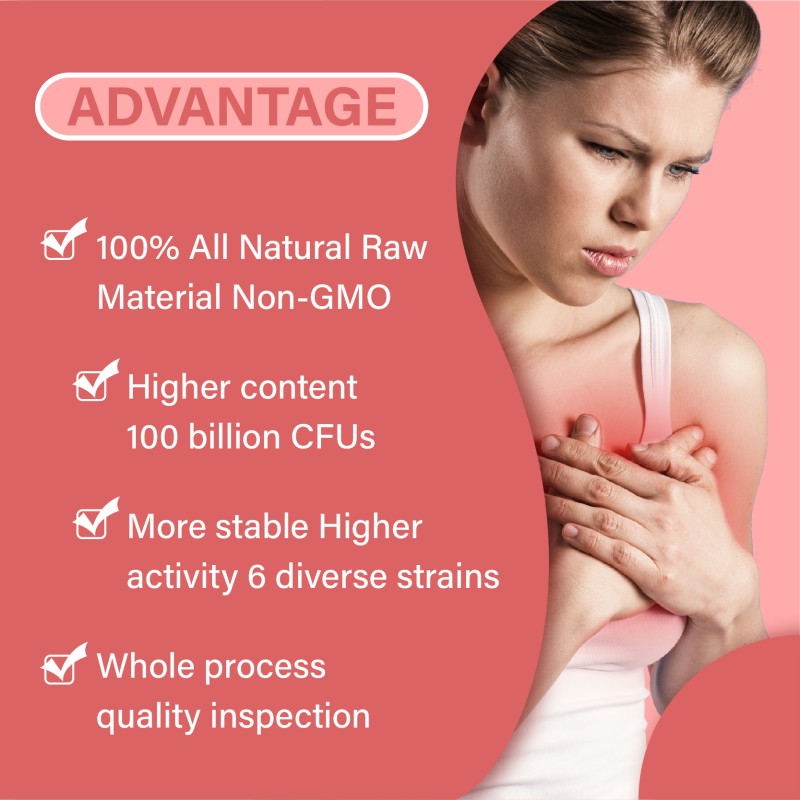 OEM ODM Fermented Lactobacillus Mucus Probiotic Oil Drops for Breast Comfortable Support for Women