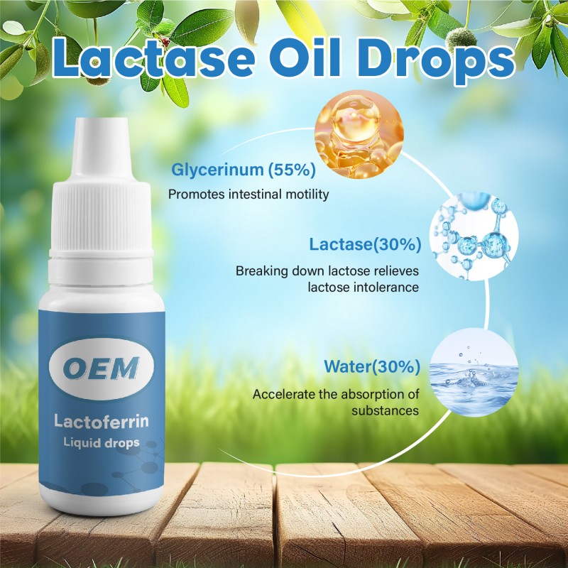Tonbios & Baby Lactase Infant Drops 10ml Contains Lactase Enzyme to Help Break Down the Lactose Present in Milk