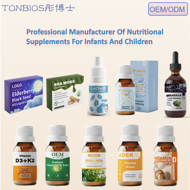 OEM/ODM Lactase Oil Drops Indigestion Support and Dairy Intolerance Lactose Enzyme Supplement for All