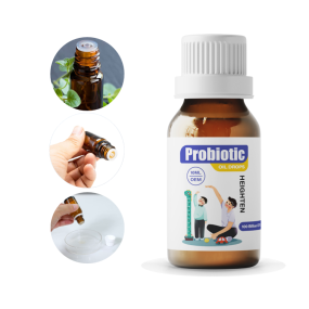 OEM Children Kids Probiotics Supplement for Stimulating Height of Child and Growth Development 100 Billion CFU Baby Drops
