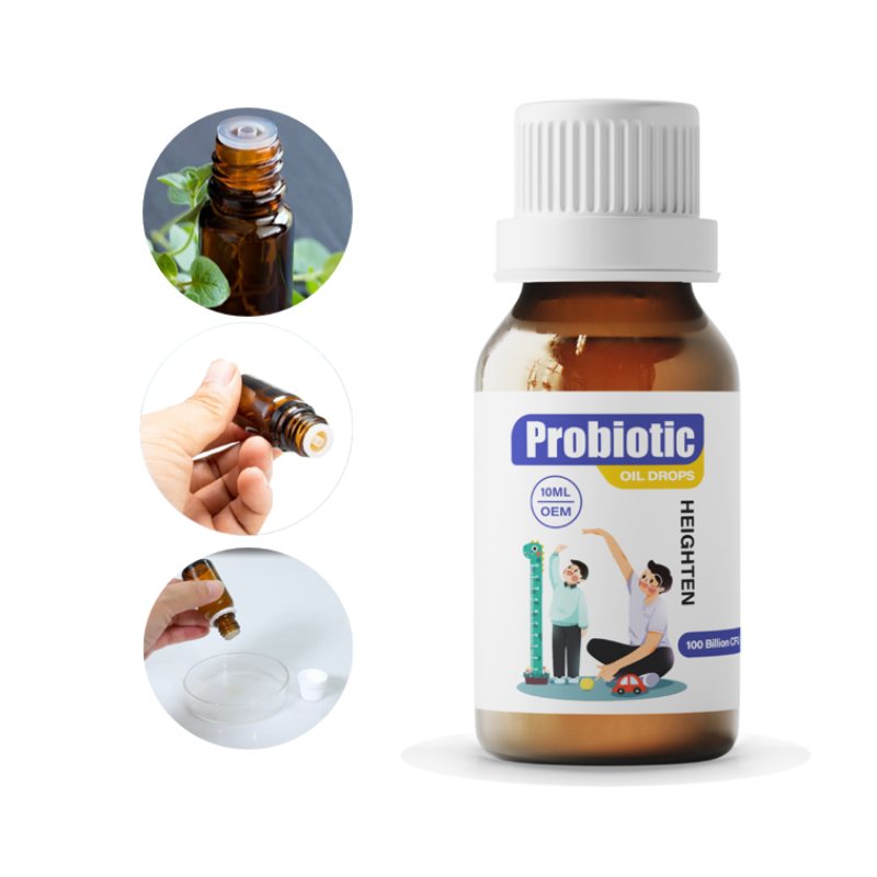 OEM Children Kids Probiotics Supplement for Stimulating Height of Child and Growth Development 100 Billion CFU Baby Drops