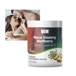 OEM/ODM Maca Ginseng Wolfberry Powder Manufacturer Custom Men's Energy & Vitality Supplement