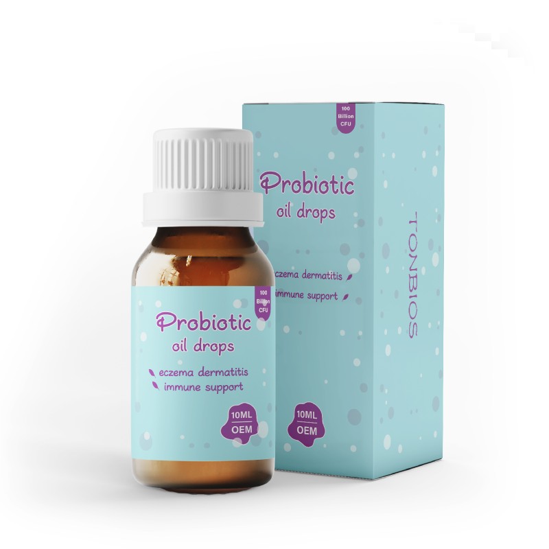 Custom Private Label Healthcare Supplement OEM 10/15/30 ml Liquid Probiotic Drops for Men and Women Resolving Dampness