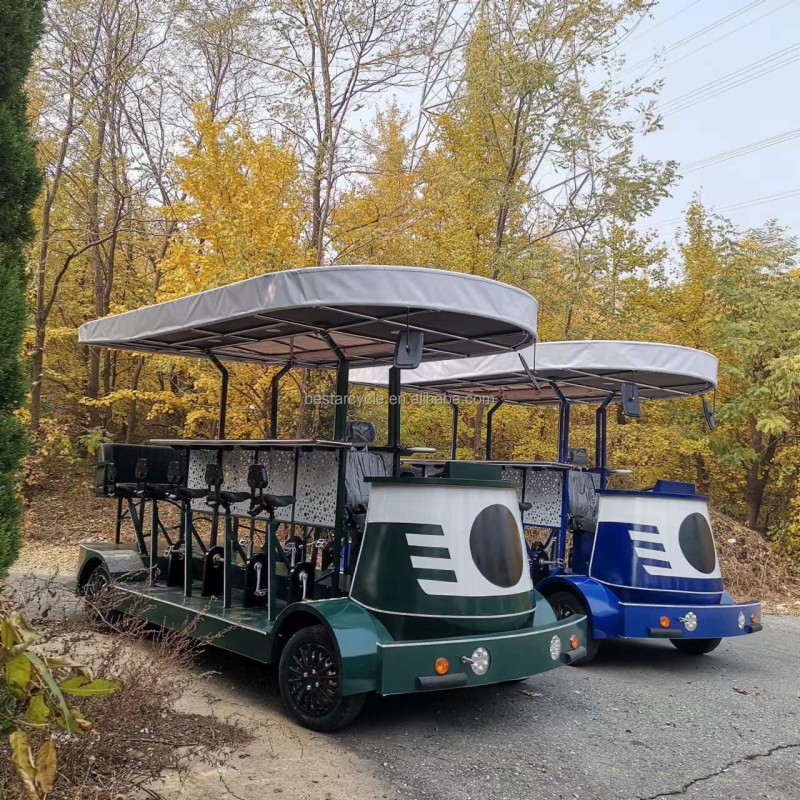 Beer Bike Manufacturer - 4 Wheel Electric Pedal Bus