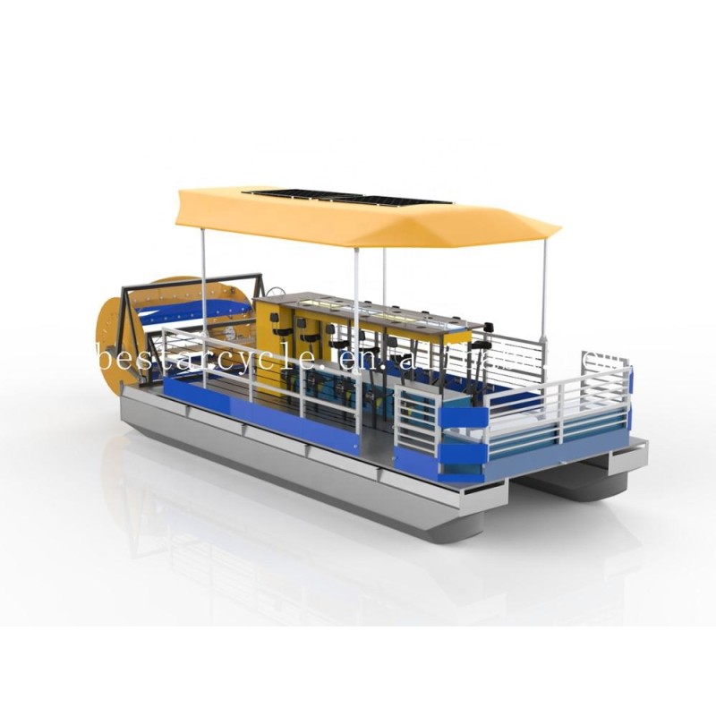 Motor Boat Manufacturer - Aluminum Electric Luxury Pontoon