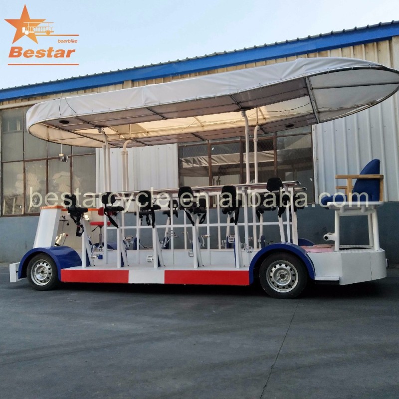 Beer Bike Manufacturer - Outdoor Pedal Bus Tour