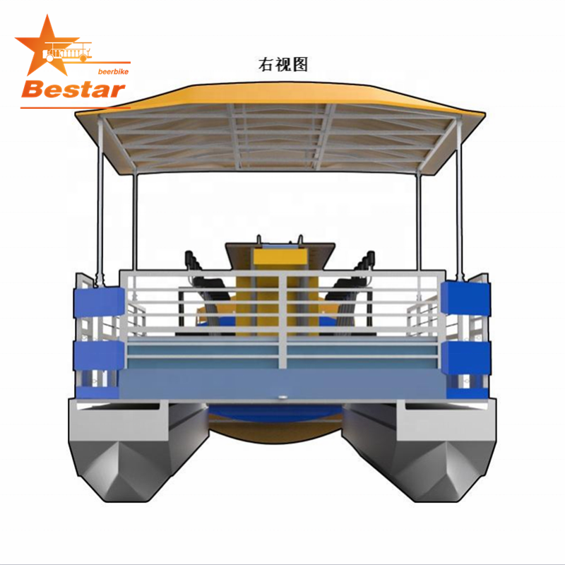 Motor Boat Manufacturer - Aluminum Electric Luxury Pontoon