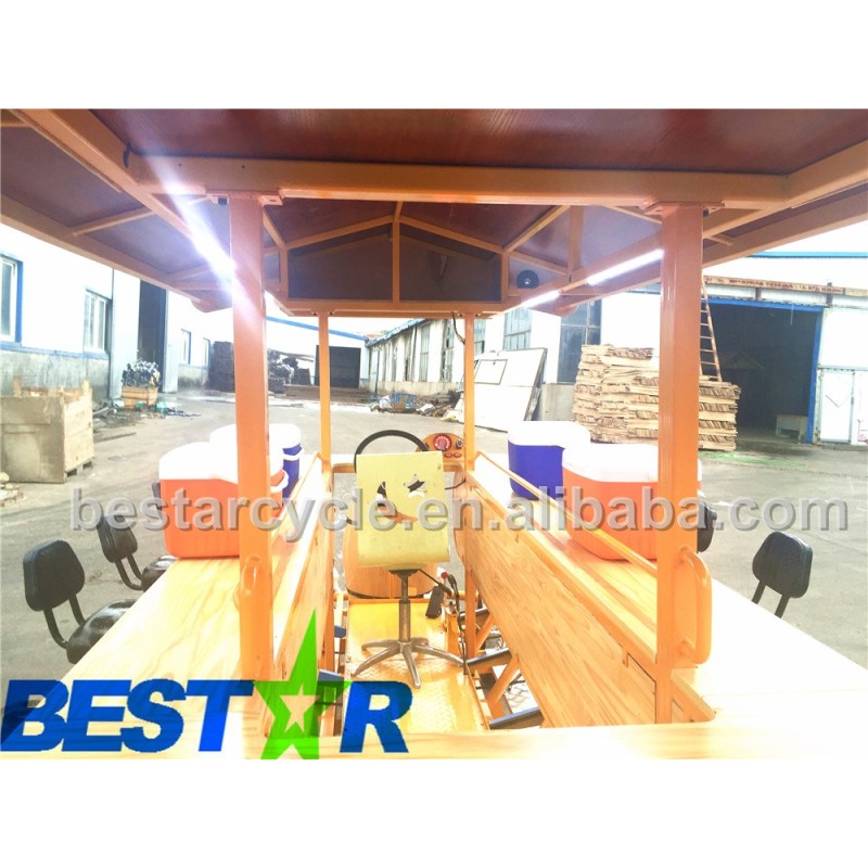 Party Bike Manufacturer - Four Wheel Tandem Pedal Bus