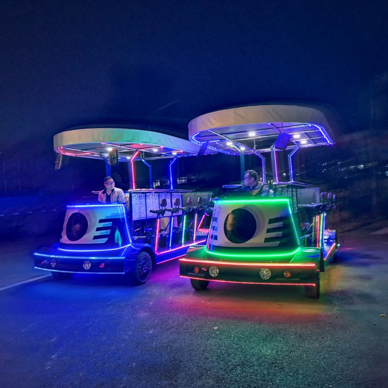 Beer Bike Manufacturer - Solar Panel 15 Seat Tour