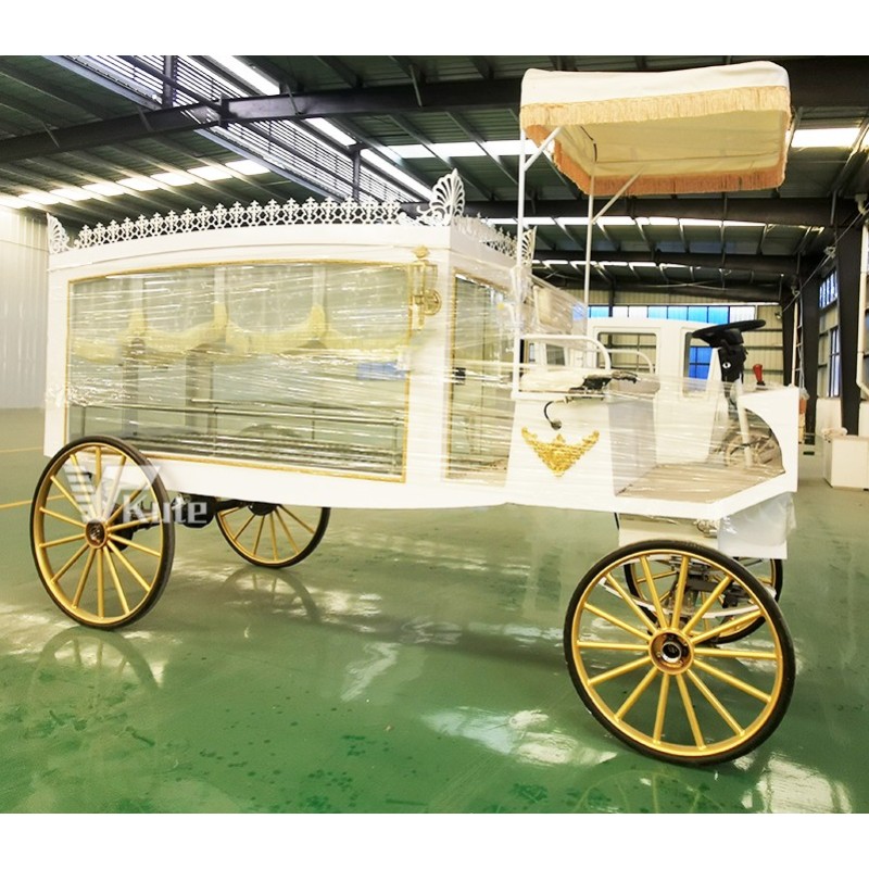 Funeral Carriage Manufacturer - Traditional Black Horse Drawn Hearse