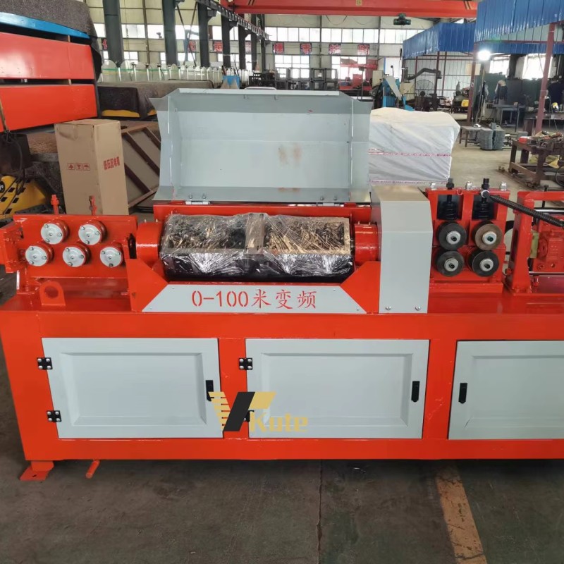 Wire Cutting Machine Factory - High Speed Iron Steel Rebar Straightening Cutter