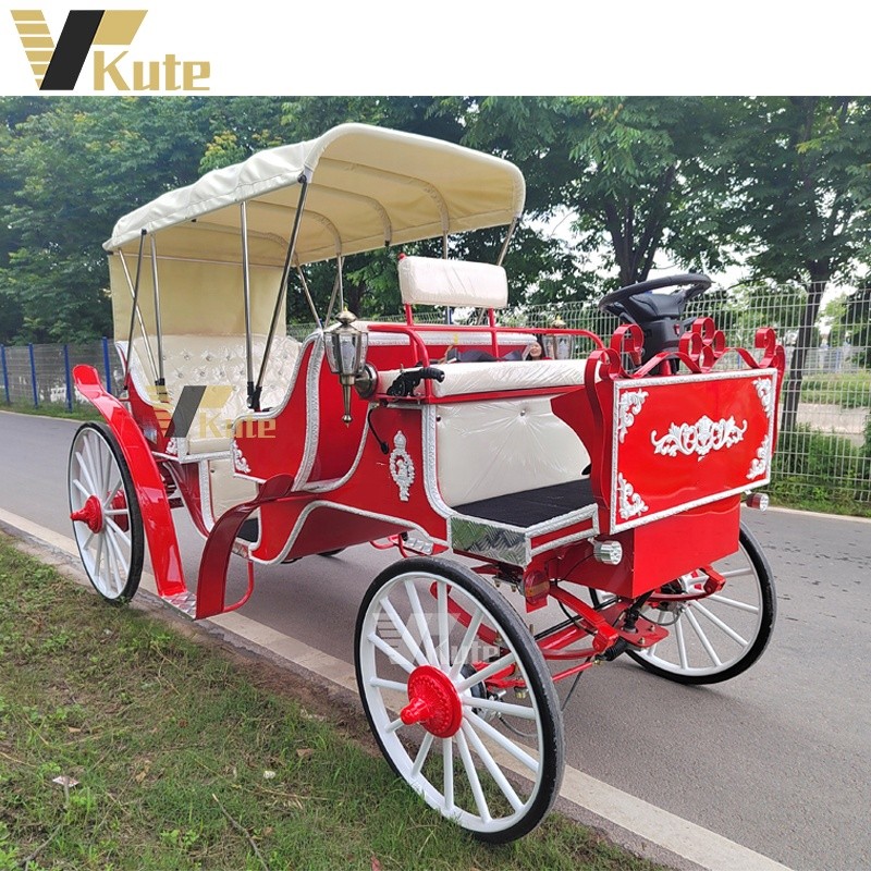 Sightseeing Horse Cart Factory - Hot Sale Electric Tourist with Awning