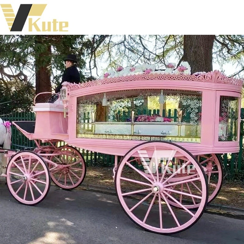 Funeral Carriage Manufacturer - Traditional Black Horse Drawn Hearse