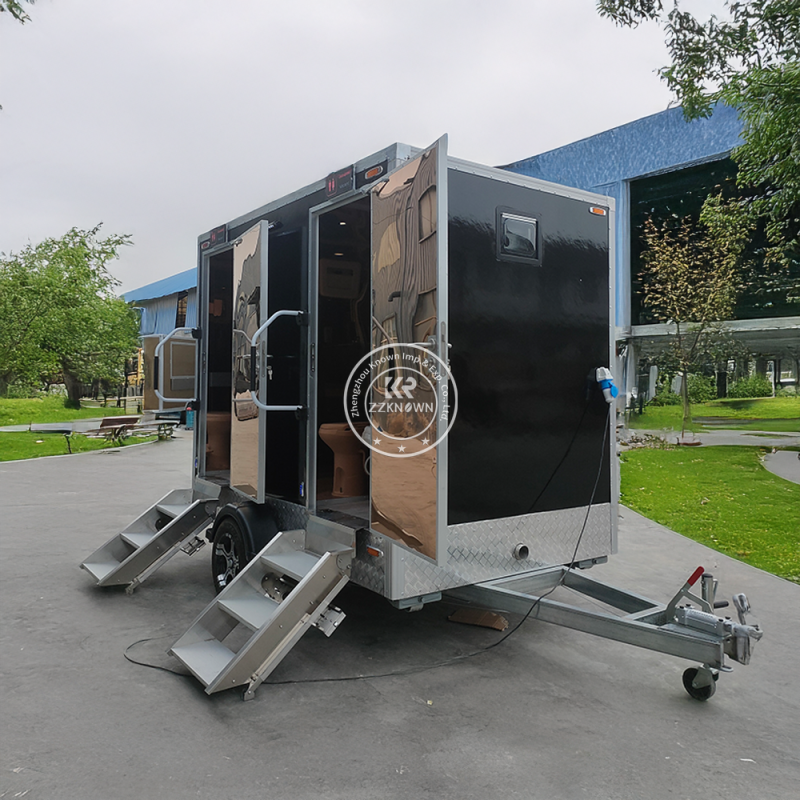 Bathroom Trailer Manufacturer - 2 Stall VIP Shower