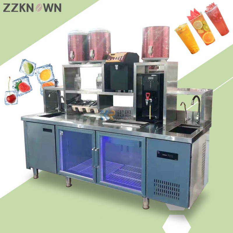 Milk Tea Counter Manufacturer - Stainless Steel Workstation