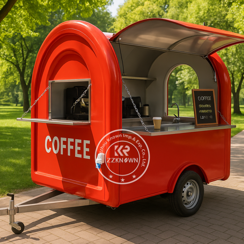 Mobile Food Cart Manufacturer - Custom Single Axle Van