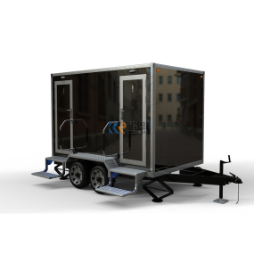 Portable Toilet Manufacturer - 2 Stall Hotel Use