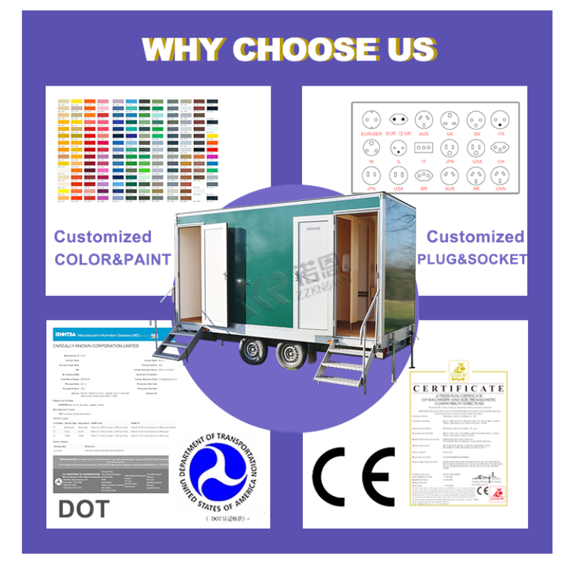Bathroom Trailer Factory - Custom Toilet Shower Design