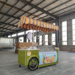 Ice Cream Cart Manufacturer - Mobile Stainless Freezer