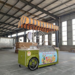 Ice Cream Cart Manufacturer - Mobile Stainless Freezer